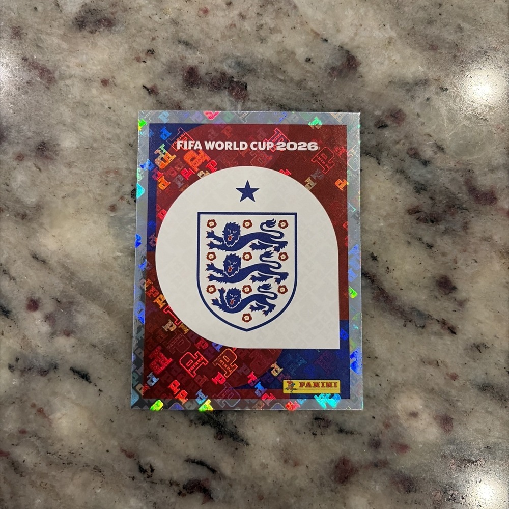 2026 Panini FIFA World Cup Stickers #ENG1 Team Emblem Foil